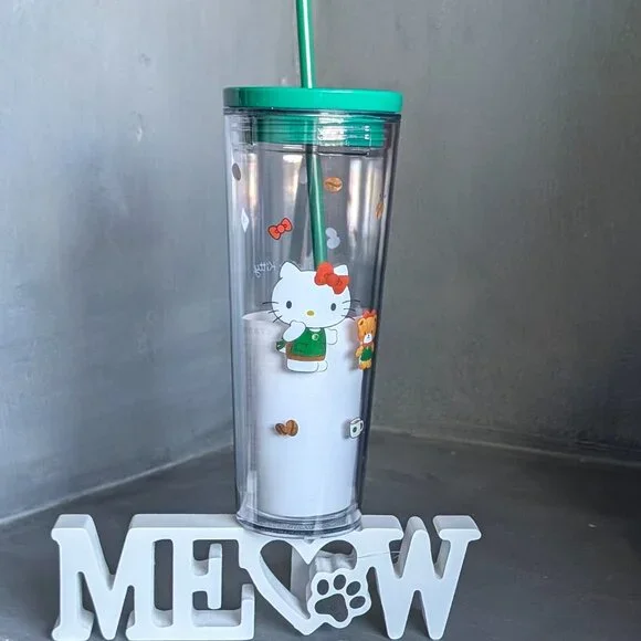 Starbucks x Hello Kitty Limited Edition 24oz Cold Cup Tumbler 2025 - Picture 4 of 5